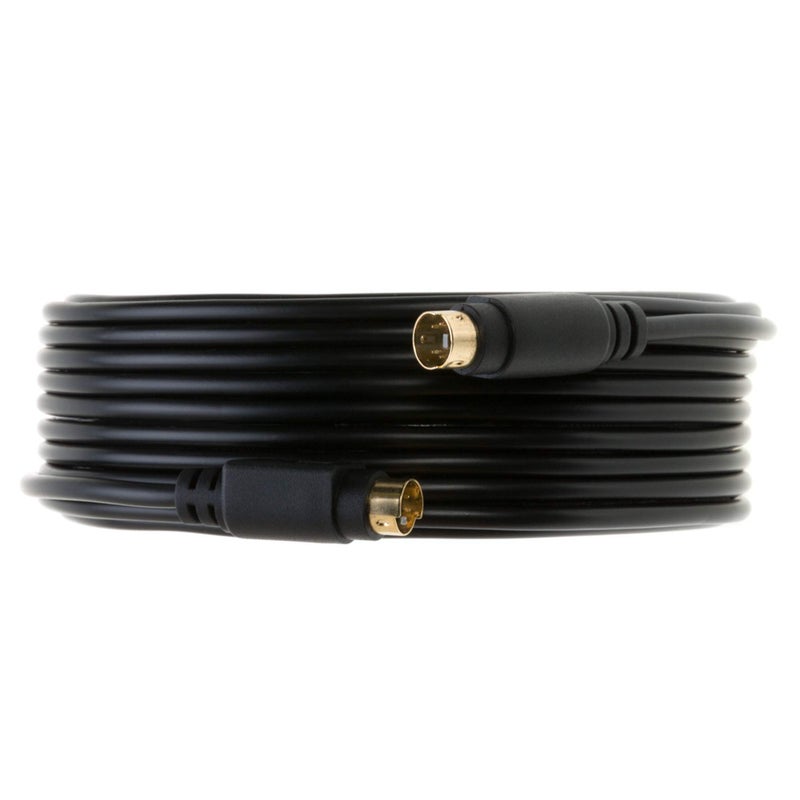 WireZee S-Video Cable 4 Pin Male 75 Ohm Patch Cord for DVD HDTV (12FT) - Image 3